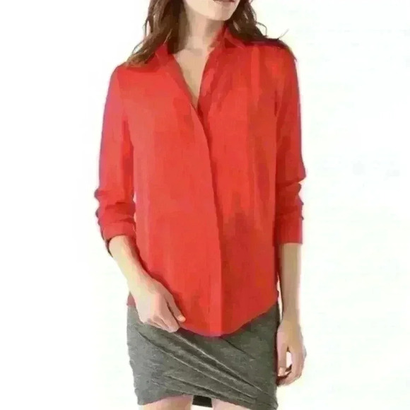 T by Alexander Wang Silk Button Up - Picture 1 of 6